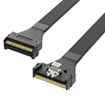 LP SlimSAS SFF-8654 8i转LP SFF-8654 8i 效劳器磁盘阵列数据线